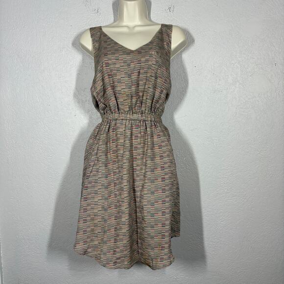 BCBGeneration Mid Mod Print Halter Dress Open Back Sleeveless Casual - M - Picture 8 of 8